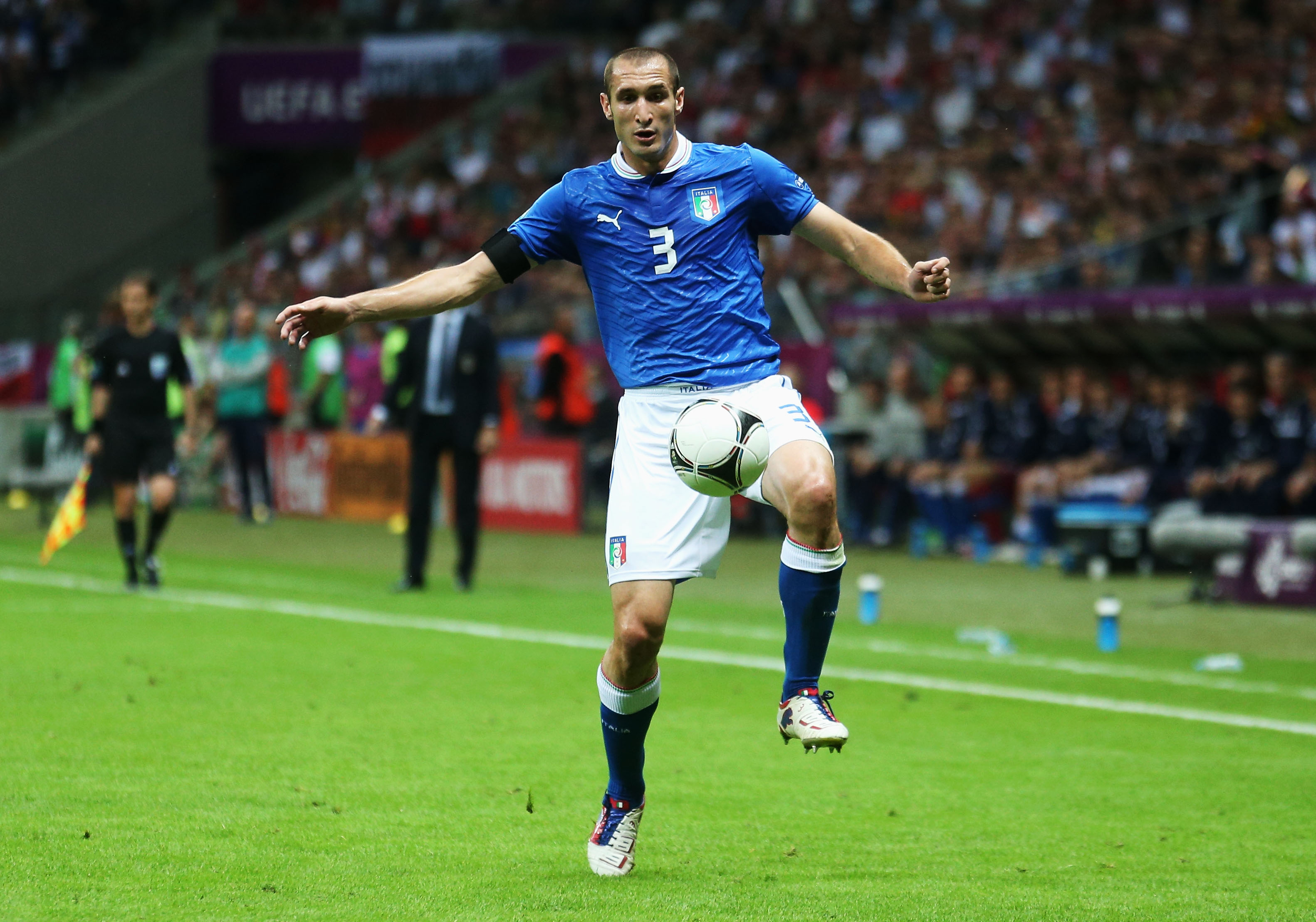 Italien, Giorgio Chiellini, Spanien, EM, EM-final, EM i korthet, Fotboll