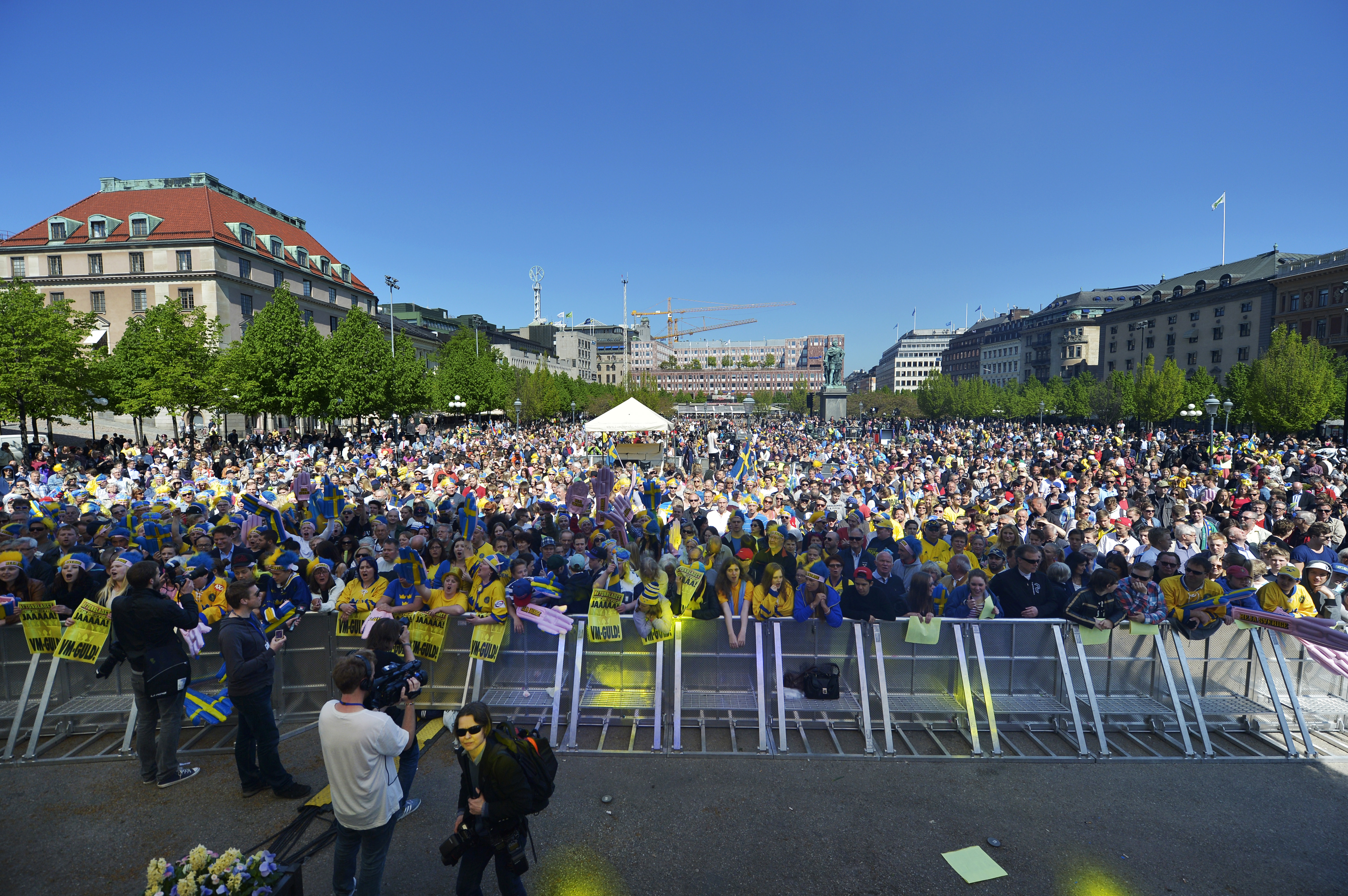 VM-guld, Kungsträdgården, Tre Kronor, Schweiz