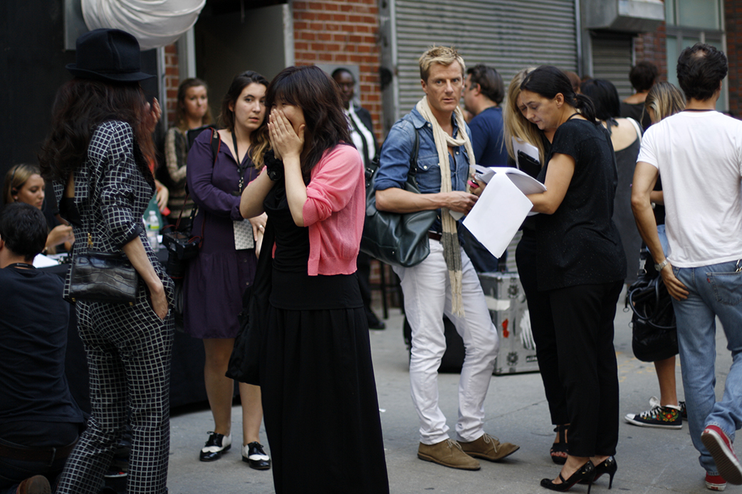 Helmut Lang,  snapshots, New York Fashion Week