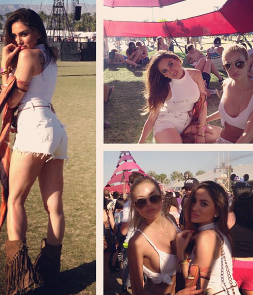 bilder, Natacha Peyre, Rebecka Shirwani, Coachella