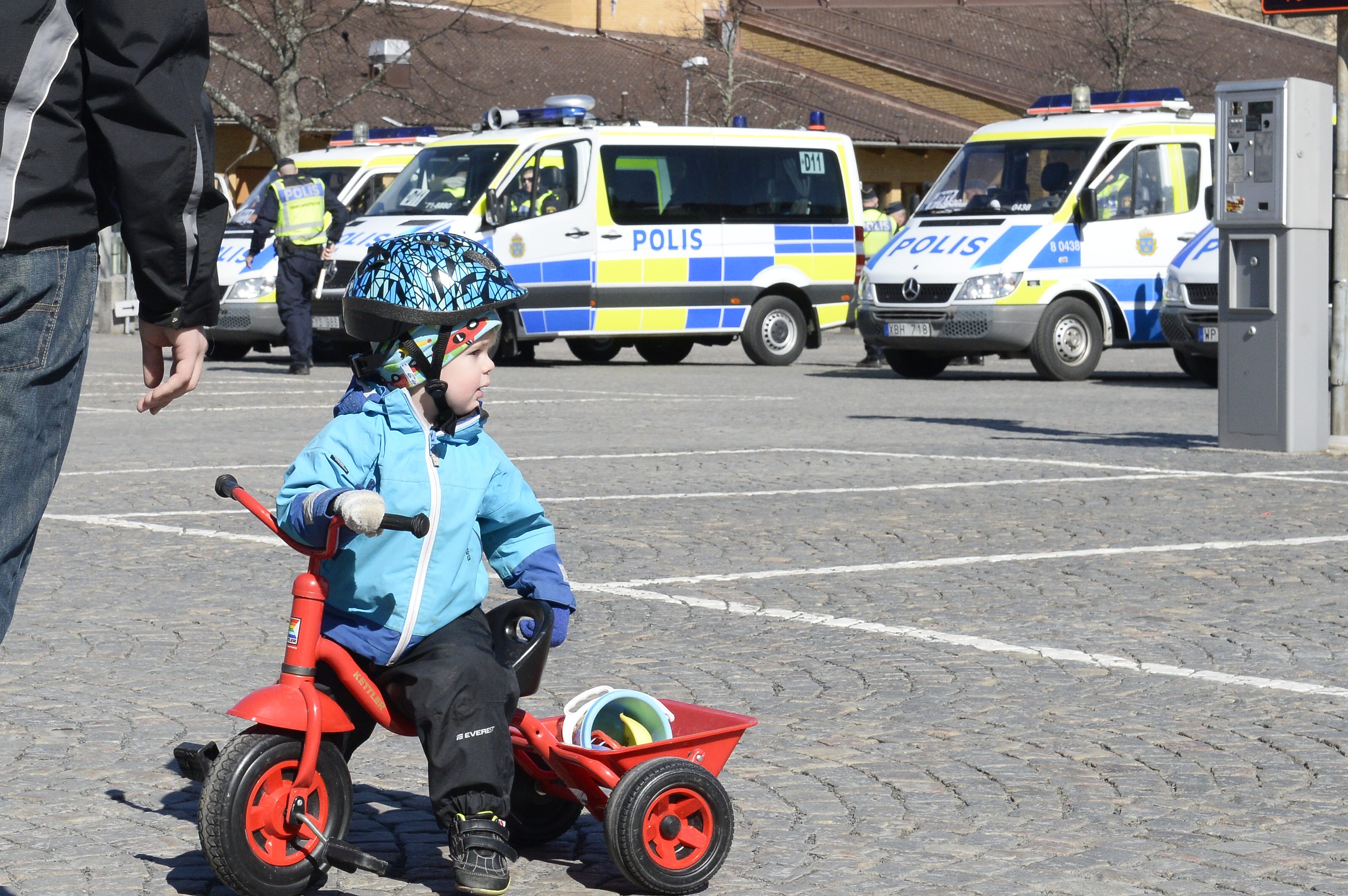 Demonstration, Jonkoping, Svenskarnas parti