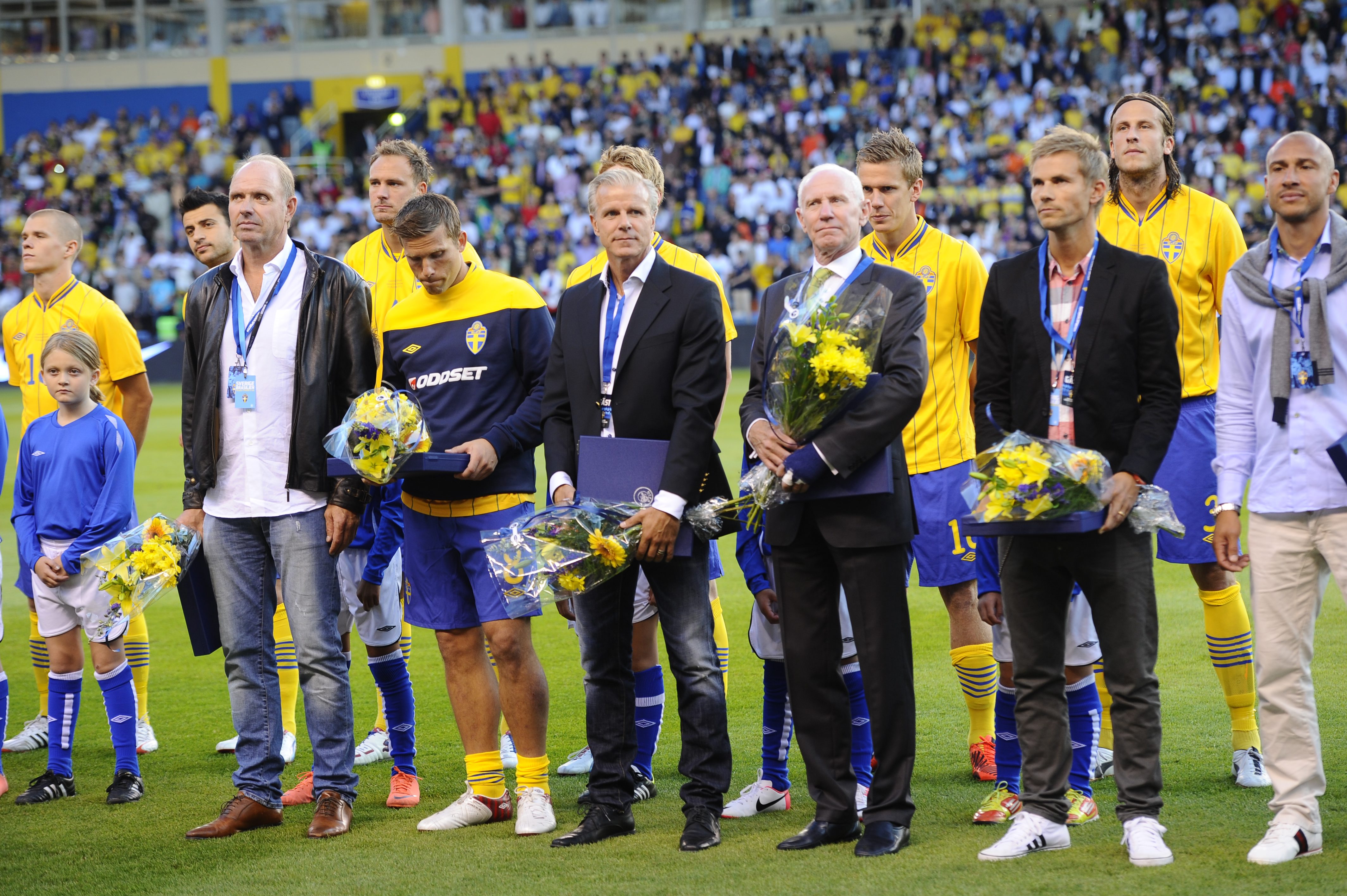Råsunda, Landskamp, Fotboll, Sverige, Brasilien