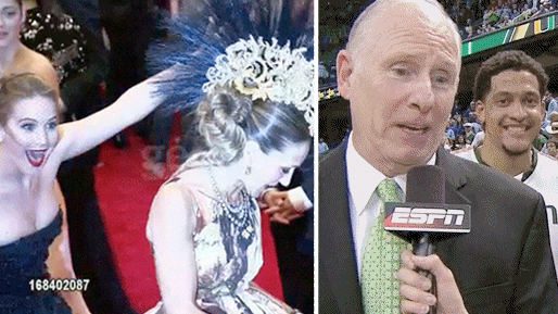 Gif, Jennifer Lawrence,  Photobomb, bilder, kändis, Tina Fey