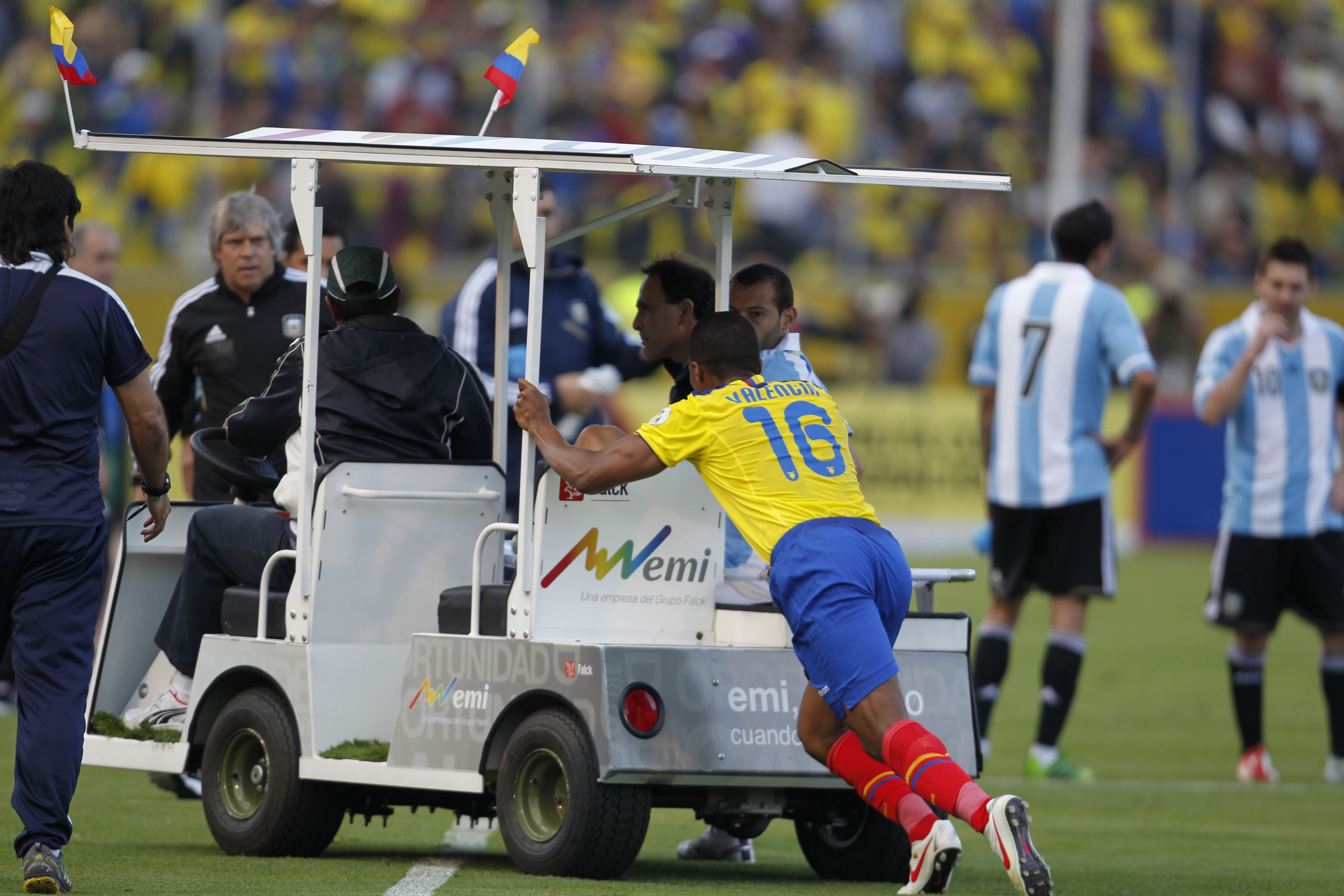 Javier Mascherano, argentina, Ecuador, Utvisad, VM-kval