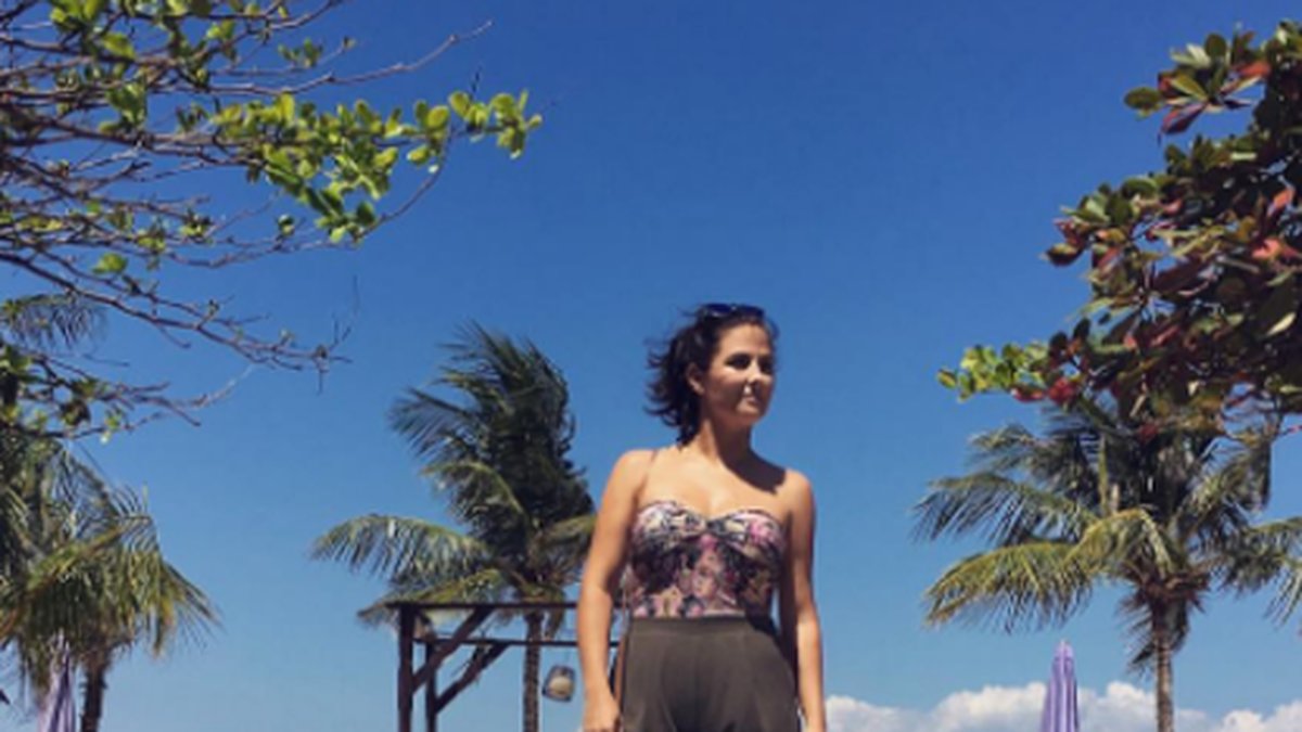 Molly Sandén och Danny Saucedo är på Bali tillsammans. 