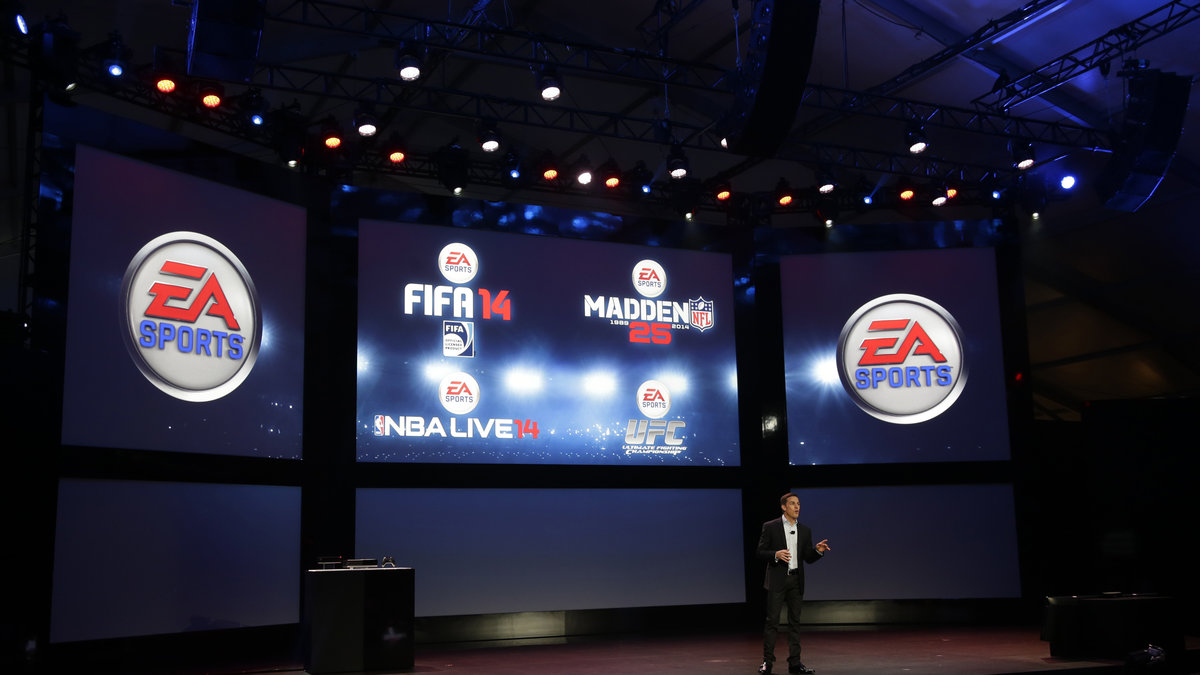 EA Sports fanns på plats på Microsofts presentation och visade upp sina nya spel.