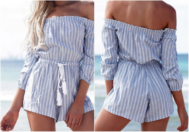 Blåvit jumpsuit