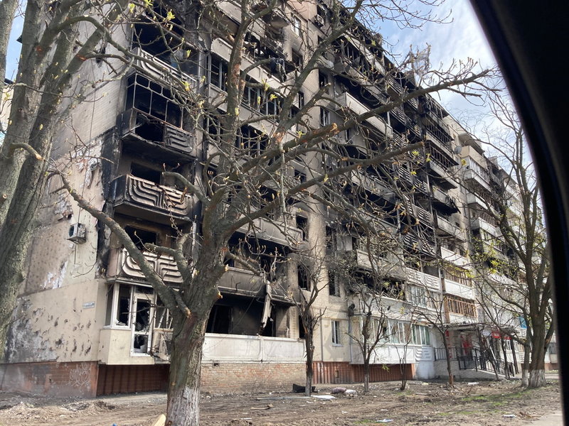 En av riksdagsledamoten Anders Österbergs (S) egna bilder från Ukraina.