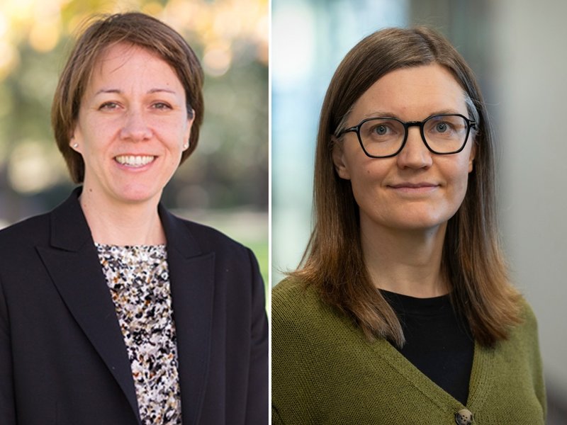 Sophia Hayes (till vänster) och Maja Olvegård. Pressbilder. 