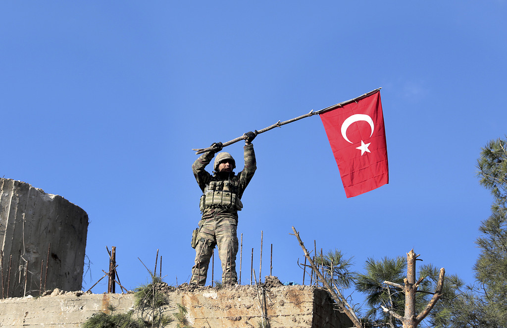 Turkisk soldat i Syrien Turkisk soldat i Syrien