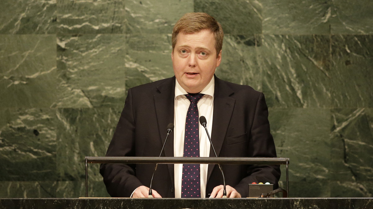 Islands premiärminister Sigmundur Gunnlaugsson​ fick avgå.