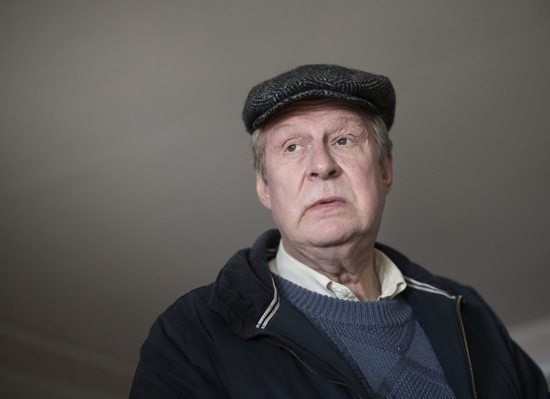 Rolf Lassgård som Ove, fotograferad under inspelningen av filmen 'En man som heter Ove' 2015.