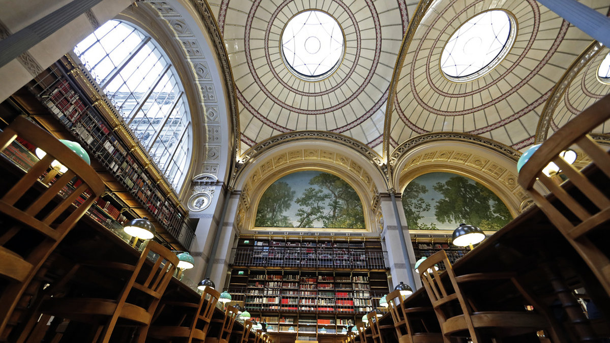 Frankrikes nationalbibliotek tar bort fyra titlar efter larm om arsenik. Arkivbild.