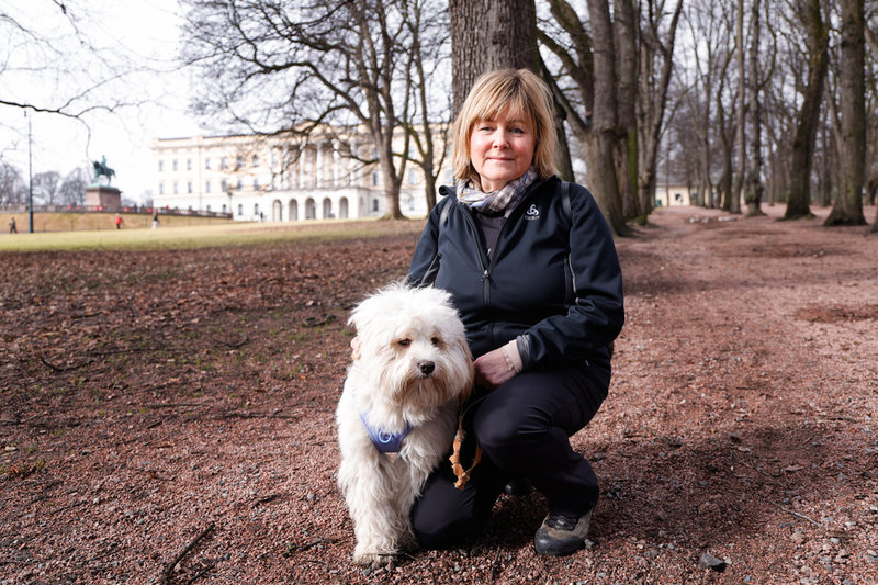 "Det är inte lätt att vara kunglig i dag, speciellt när allt är så granskat", säger Oslobon Thoril Svendsen när TT träffar henne i Slottsparken.