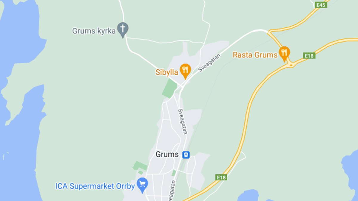Google maps, Grums