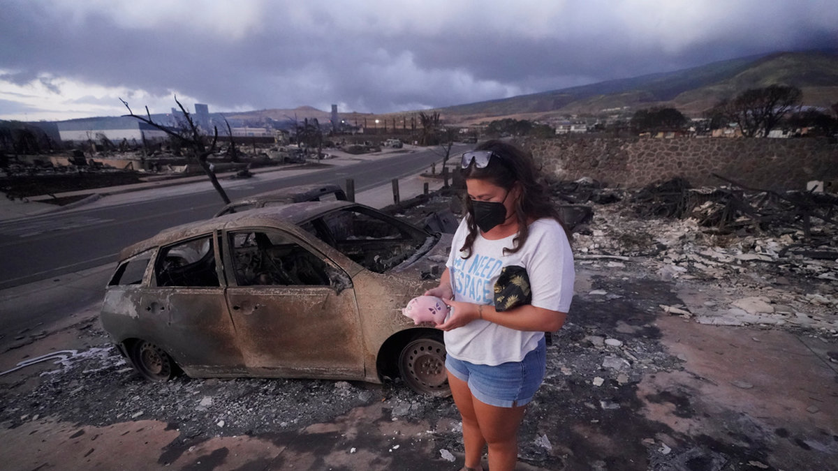 Summer Gerling återvänder till staden Lahaina på Hawaiis näst största ö Maui. Hennes hem har blivit totalförstört av branden. En av få saker hon hittar är en spargris som hon fick av sin pappa som barn.