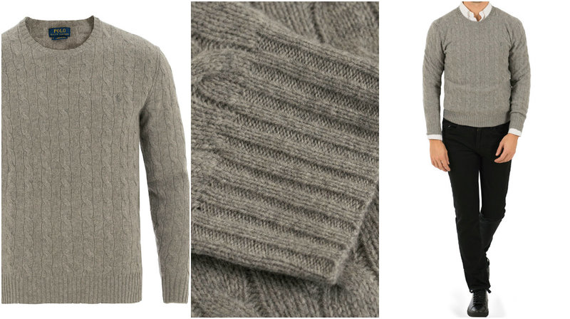 Kabelstickad tröja från Polo Ralph Lauren