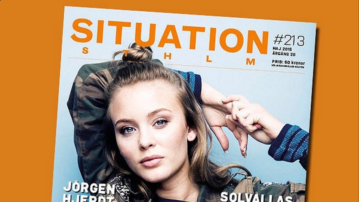 Zara Larsson på omslaget av Situation Stockholm.