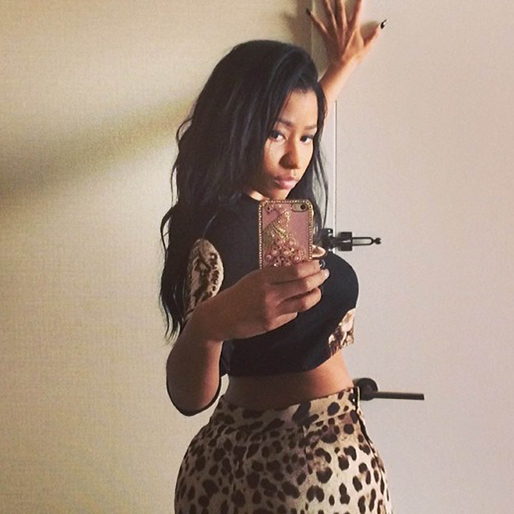 Nicki Minaj bjuder på en djuriskt het selfie. Nicki Minaj bjuder på en djuriskt het selfie.