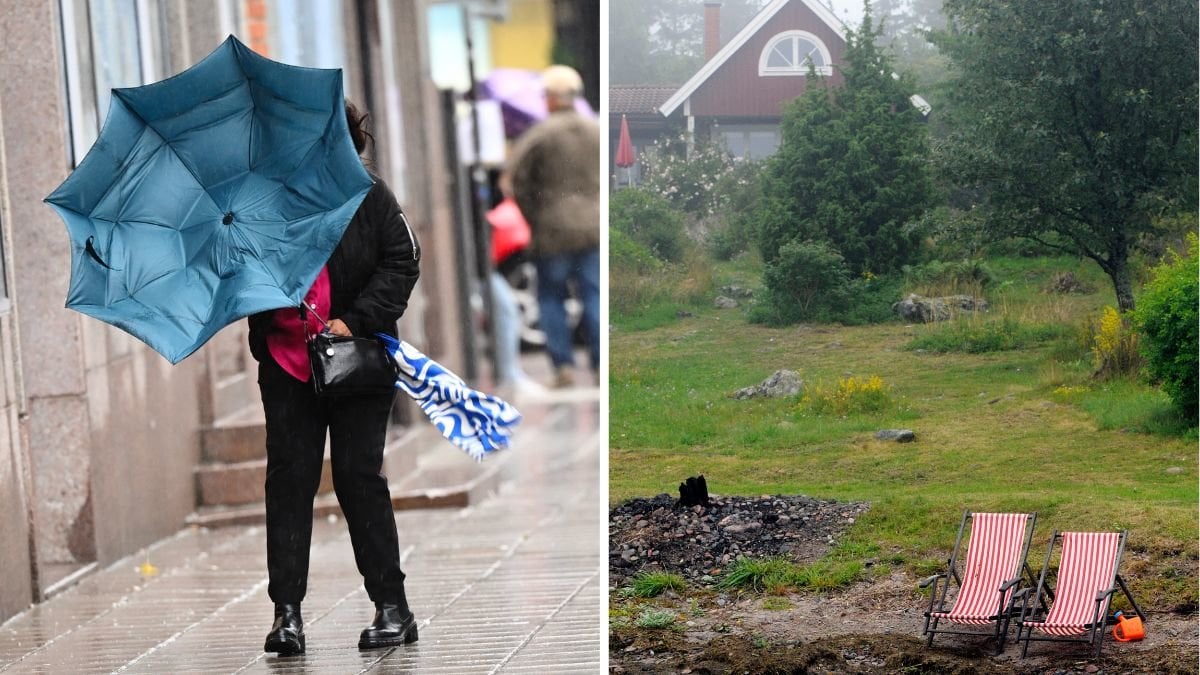 SMHI:s nya besked: Här väntar regn och skurar