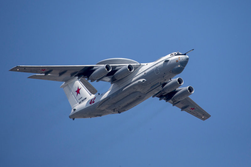 Radar- och signalspaningsflygplanet Beriev A-50 är en av plantyperna som attackerats, enligt SBU. Arkivbild.