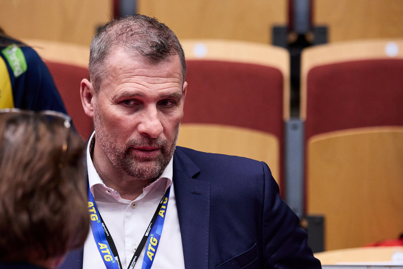 Den tidigare stjärnspelaren Stefan Lövgren sitter nu i EHF:s exekutivkommitté. Han är också vd för Handbollslandslaget AB, som ägs av Svenska handbollförbundet. Arkivbild.