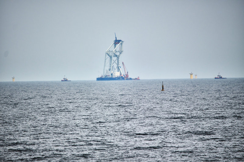 Vindkraftsparken Baltic Power byggs inte långt från infarten till havs mot den ryska östersjöenklaven Kaliningrad.