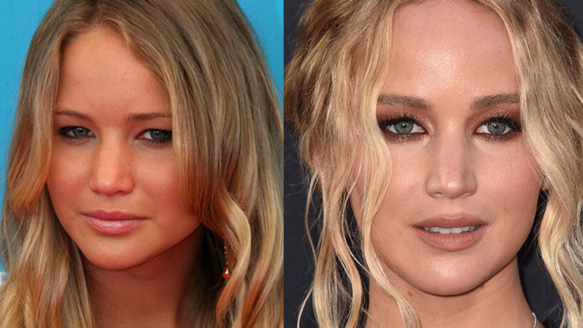 Jennifer Lawrence före och efter