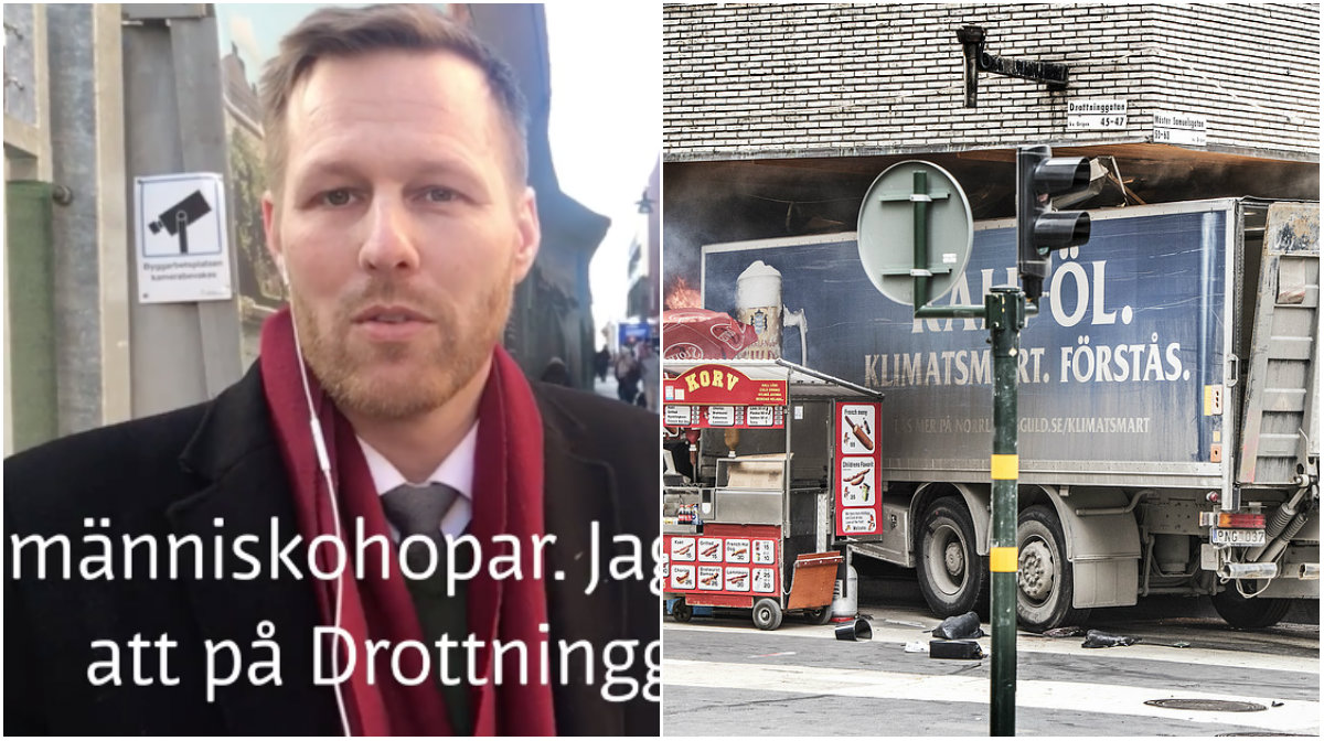 Terrorattentatet på Drottninggatan, Drottninggatan, Rakhmat Akilov, Sergels Torg, Åhlens