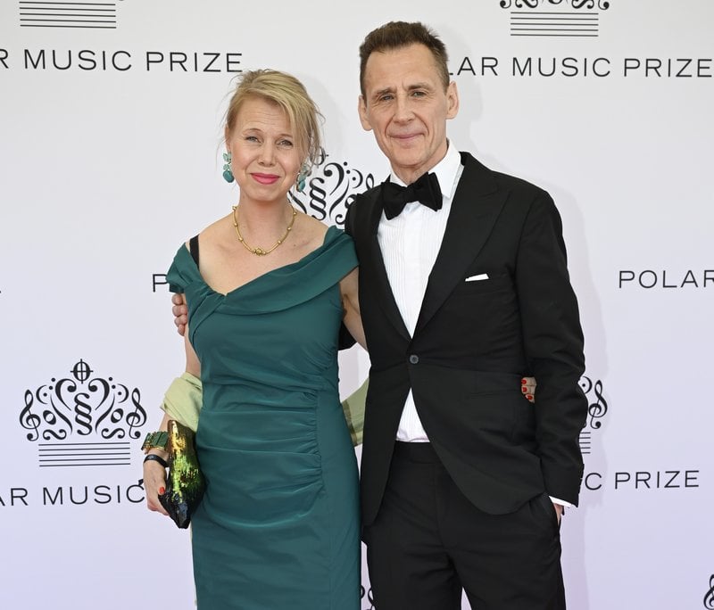 Anne Lagercrantz och David Lagercrantz anländer till Polarpriset 2024. Foto: Jessica Gow/TT Anne Lagercrantz och David Lagercrantz anländer till Polarpriset 2024. Foto: Jessica Gow/TT