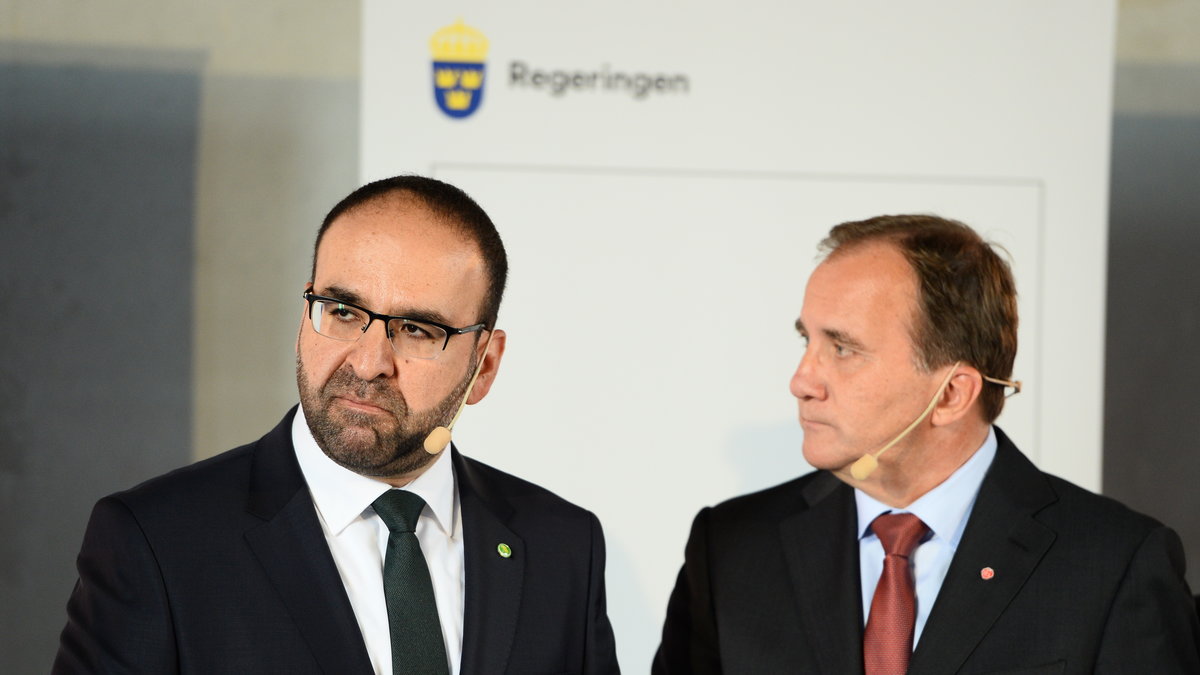 Mehmet Kaplan (mp) och statsminister Stefan Löfven.