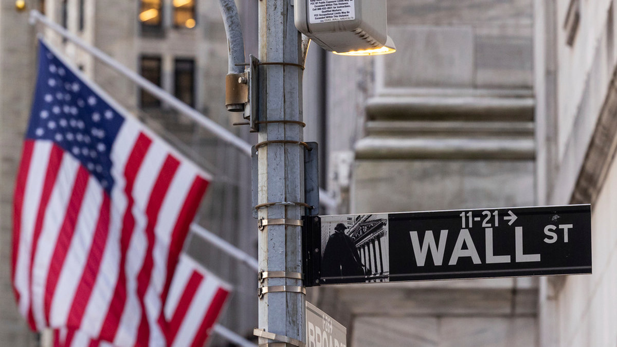 Kurserna på New York-börsen sjönk på tisdagen. Arkivbild.