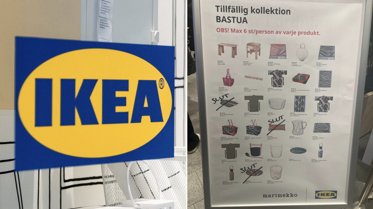 Ikeas kollektion från Marimekko tog slut i ett nafs.
