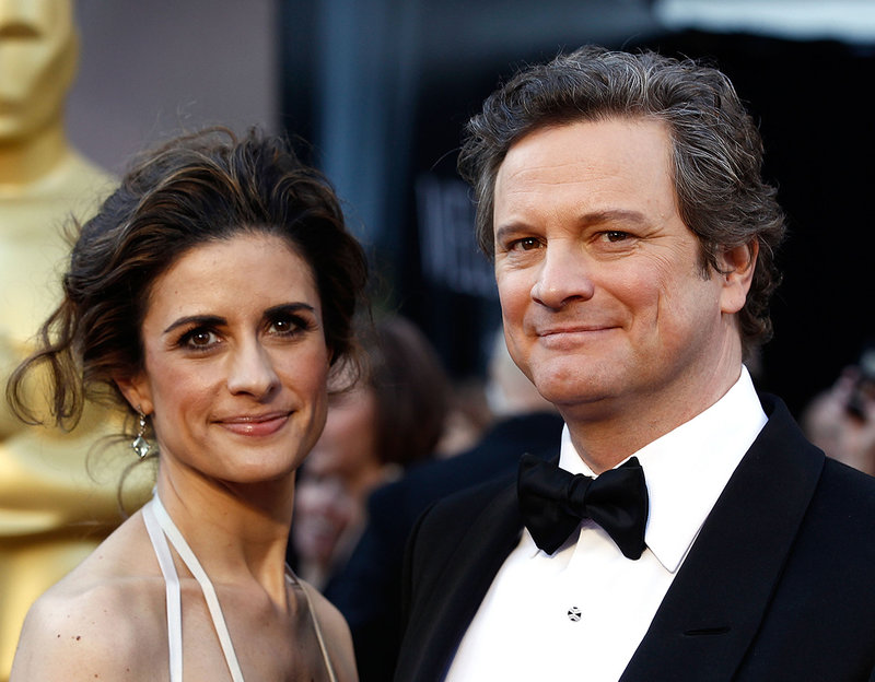 Livia Giuggioli och Colin Firth Livia Giuggioli och Colin Firth