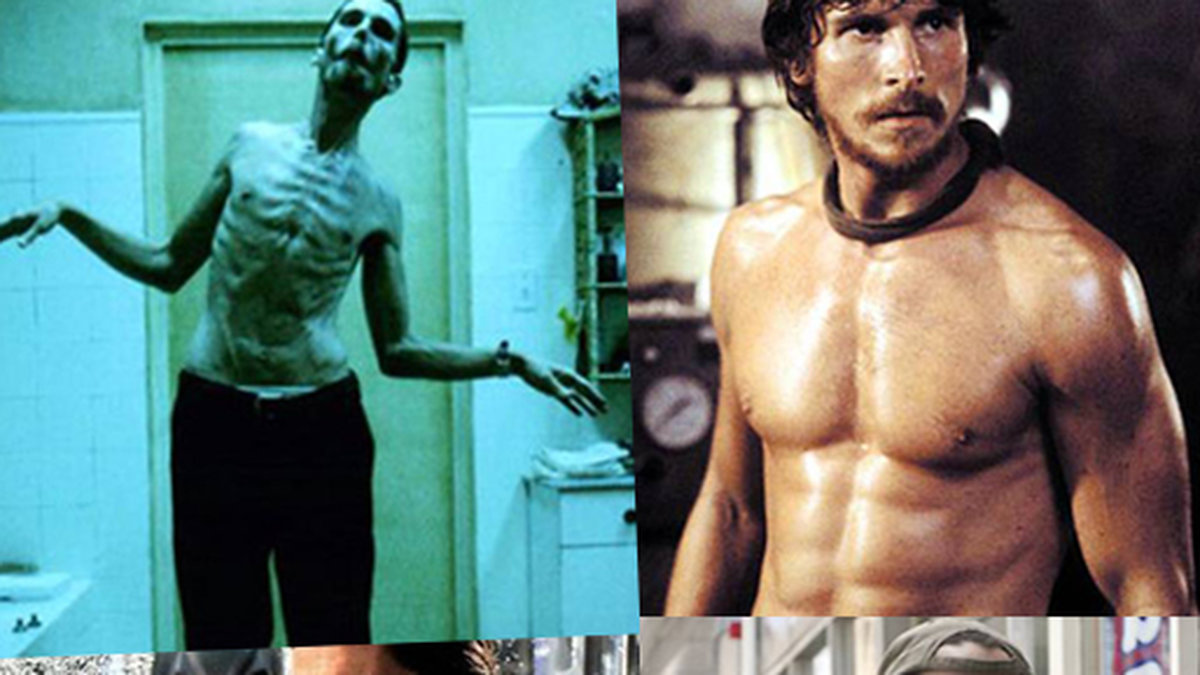 Christian Bale – Hollywoods mest extrema stjärna när det kommer till method acting? Se hans förvandlingar genom åren i bildspelet. Klicka på pilarna.