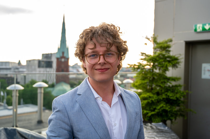 'Mycket av anslagen går till forskning som leder till medicinska upptäckter inom cancer eller alzheimer-forskning. Det är ju inte som att man skriver en blankocheck till Harvard', säger den svenska Harvardstudenten Leo Gerdén. Arkivbild.