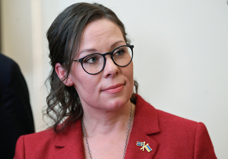 Migrationsminister Maria Malmer Stenergard (M). Arkivbild.