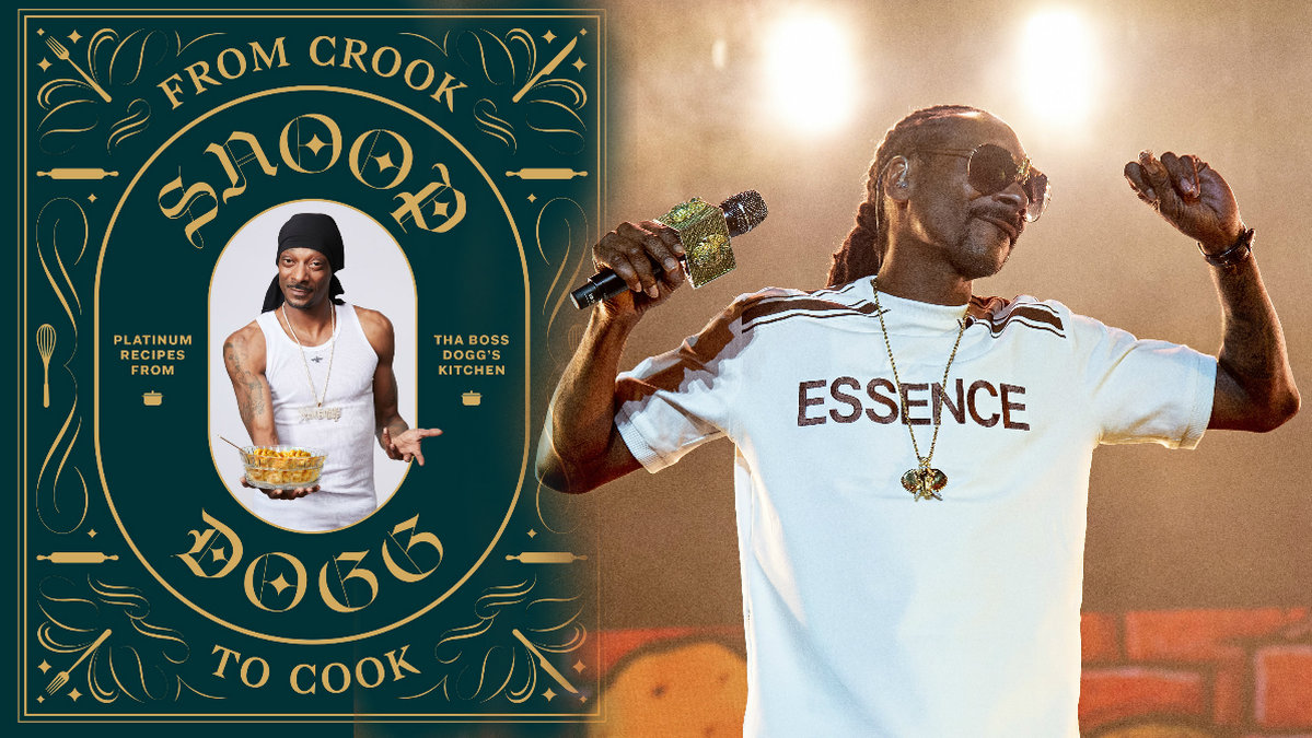 From crook to cook. Snoop Dogg uppträder.