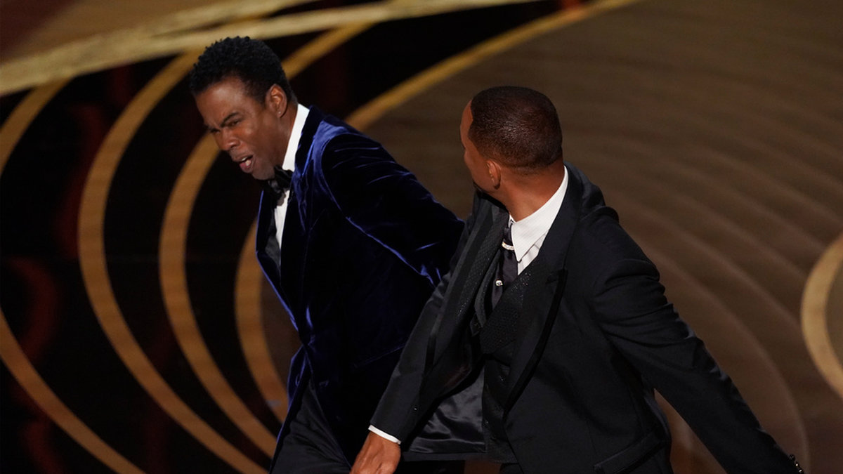 Chris Rock fick en smäll av Will Smith på Oscarsgalan. Arkivbild.