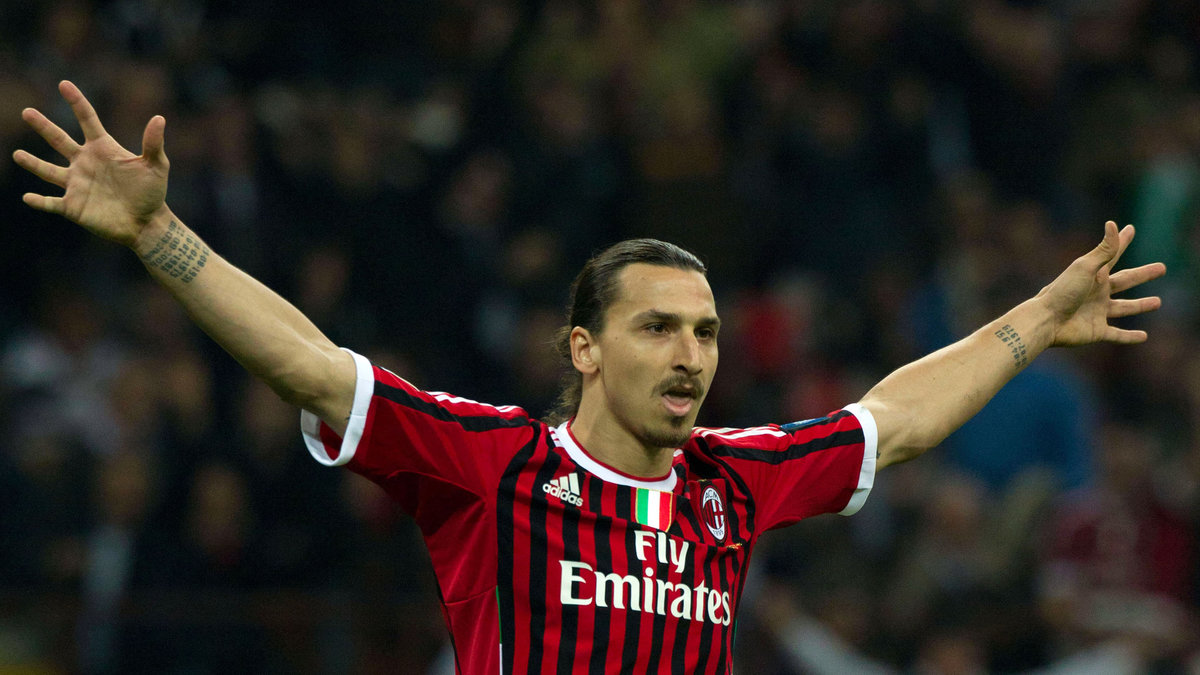 Zlatan gjorde det bra i Milan-tröjan.