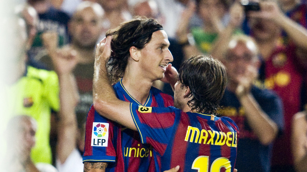 Maxwell och Zlatan har spelat tillsammans i bland annat Barcelona. 