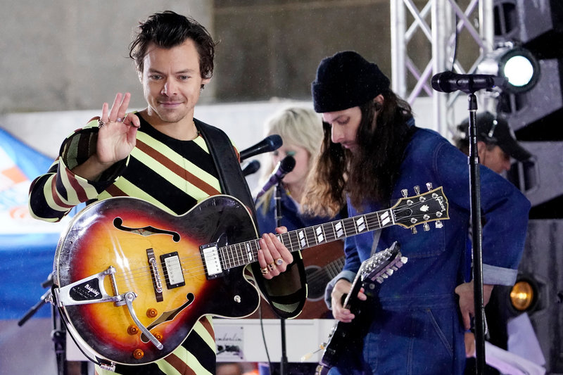 Harry Styles ger sig in i den politiska hetluften i Texas. Arkivbild.