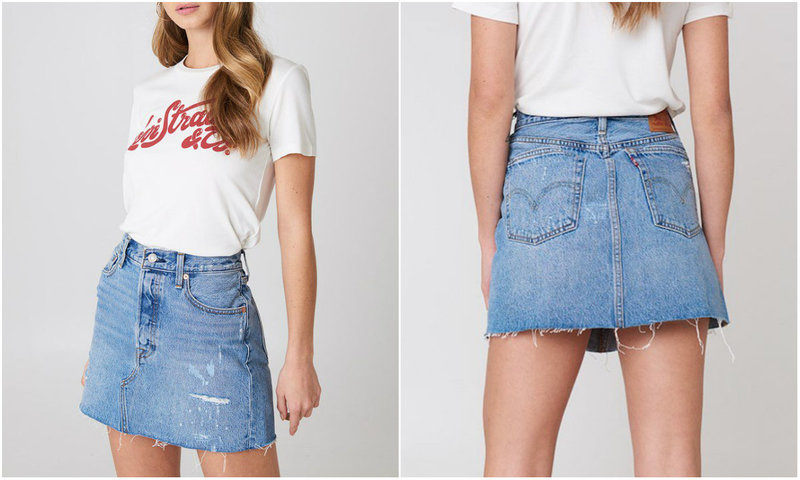 Jeanskjol Levis 501