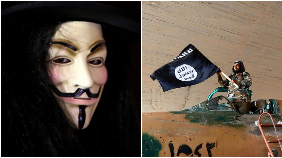 Anonymous tillbakavisar ryktena om IS-attacker. 