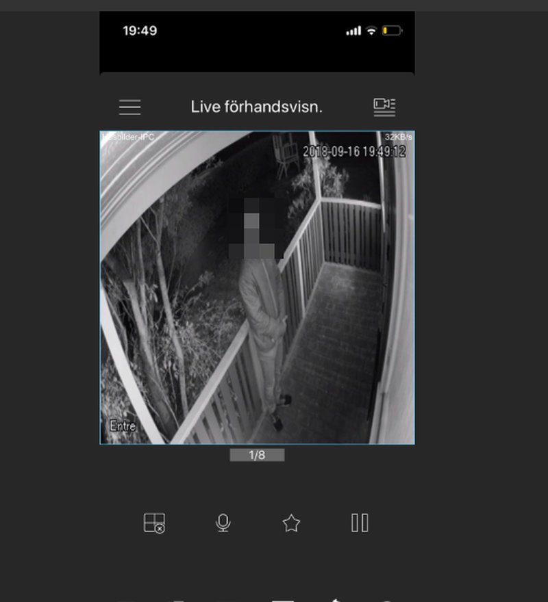 Isabella Löwengrip är utsatt för en stalker Isabella Löwengrip är utsatt för en stalker