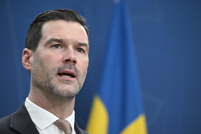 Bistånds- och utrikeshandelsminister Johan Forssell. Arkivbild.