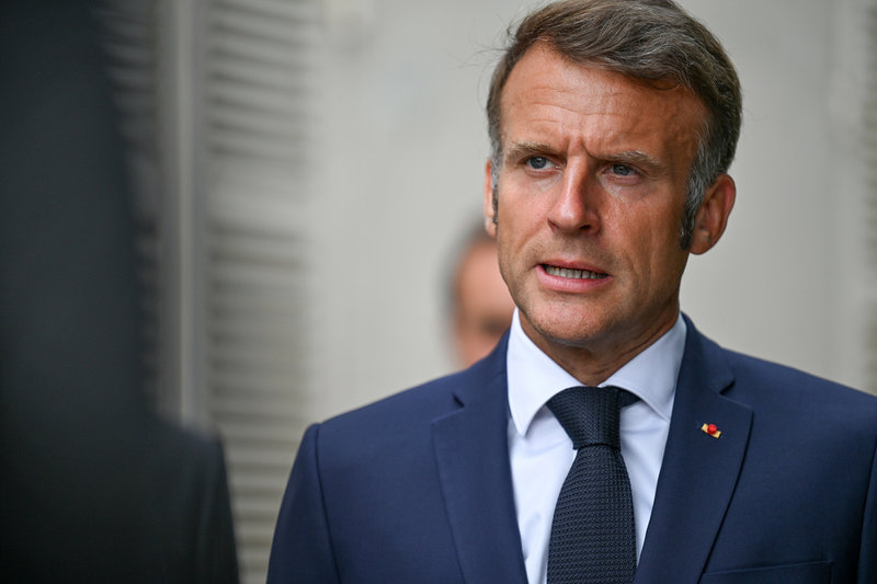 Frankrikes president Emmanuel Macron.