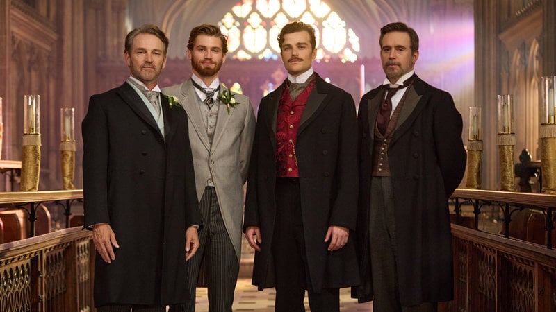 Stephen Moyer, Joshua Orpin, Danny Griffin och Jack Davenport gör huvudrollerna i nya versionen av Forsytesagan. 