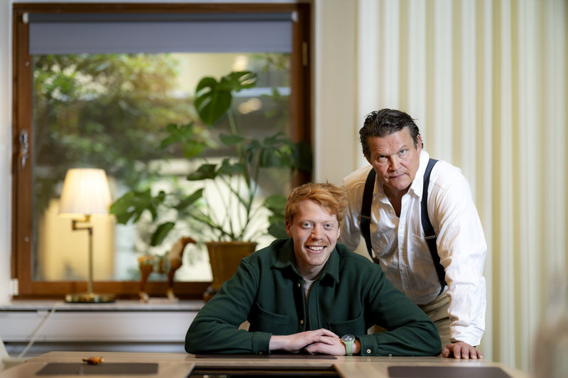 Mauri Hermundsson och Per Morberg. Mauri Hermundsson och Per Morberg.