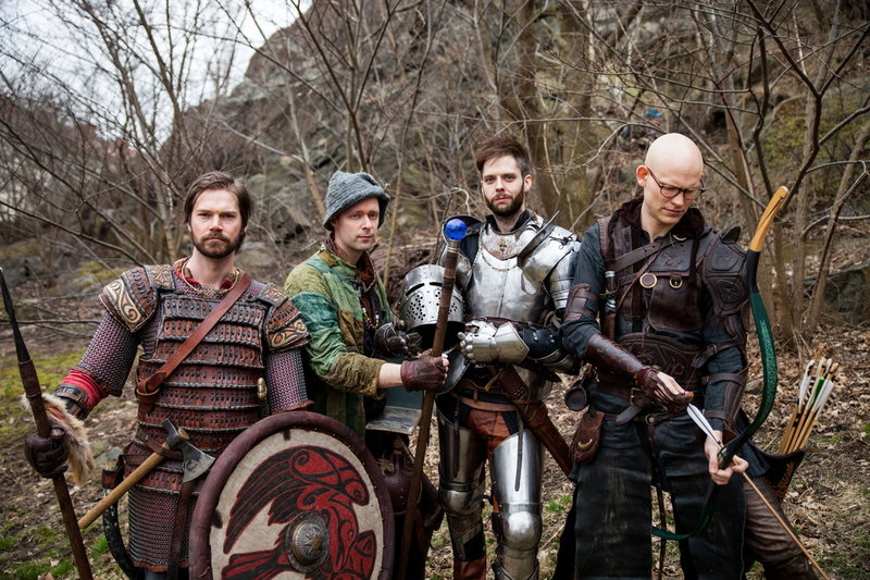 Lavapotions fyra medgrundare: Carl Toltfelt, Niklas Borglund, Patrik Liljecrantz och Magnus Alm. Pressbild.